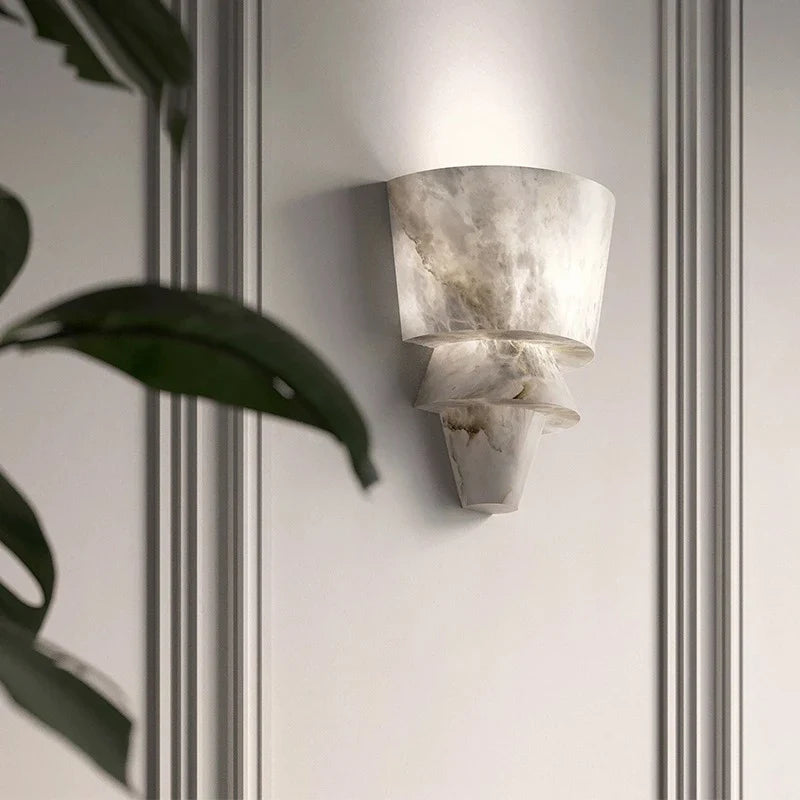 Éclairage Moderne | Applique Murale Design en Marbre Naturel ? Éclairage LED Économique pour Salon et Chambre 1