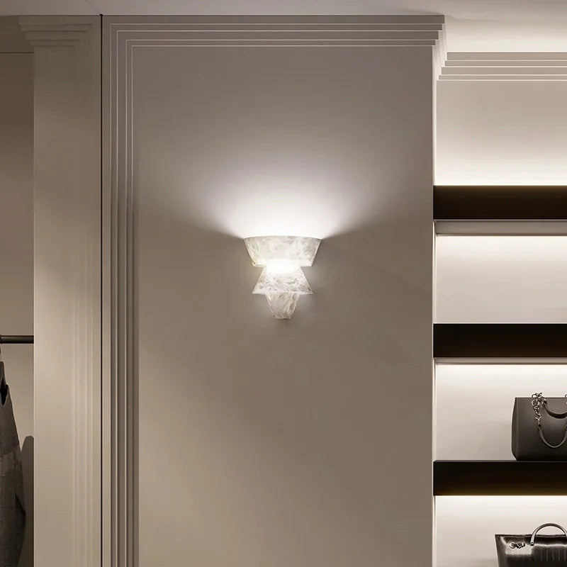 Éclairage Moderne | Applique Murale Design en Marbre Naturel ? Éclairage LED Économique pour Salon et Chambre 2