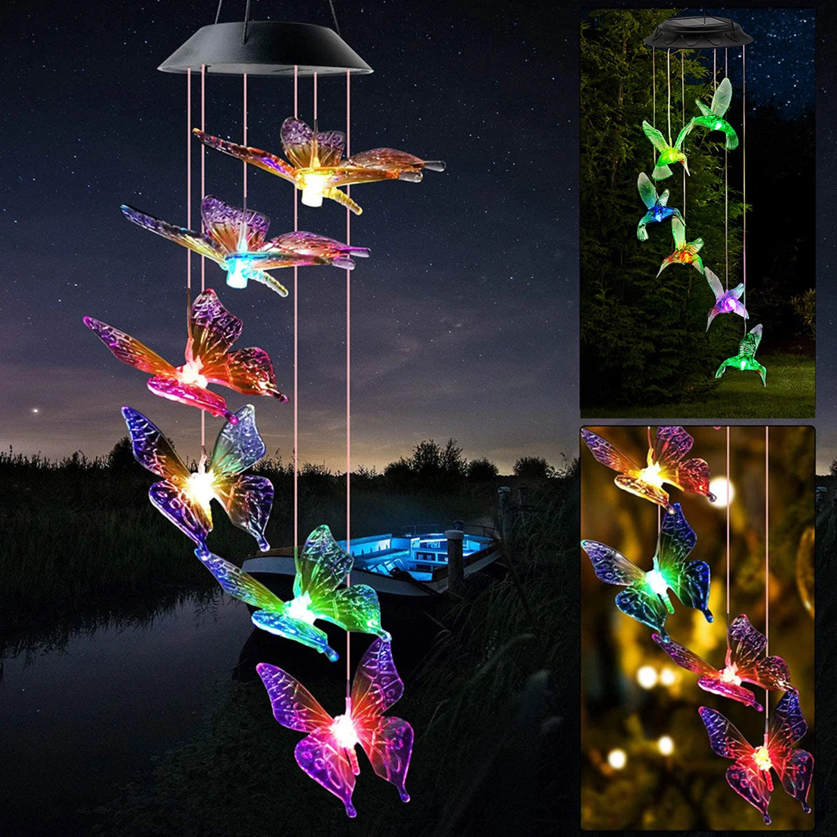 Éclairage Solaire Extérieur | Lumière de Jardin avec Détection Automatique | Ambiance Écologique et Étanche pour Votre Extérieur 0