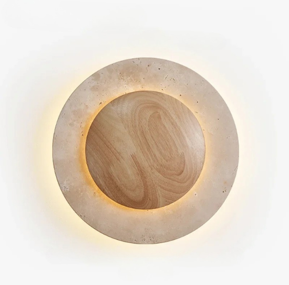 Éclairage ZenGlow | Applique Murale Minimaliste Wabi-Sabi avec Design Naturel | Ambiance Apaisante pour Tous les Espaces 11