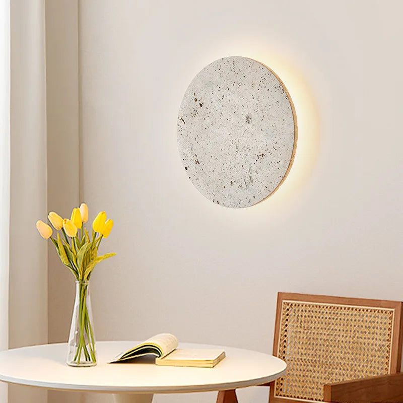 Éclairage ZenGlow | Applique Murale Minimaliste Wabi-Sabi avec Design Naturel | Ambiance Apaisante pour Tous les Espaces 2