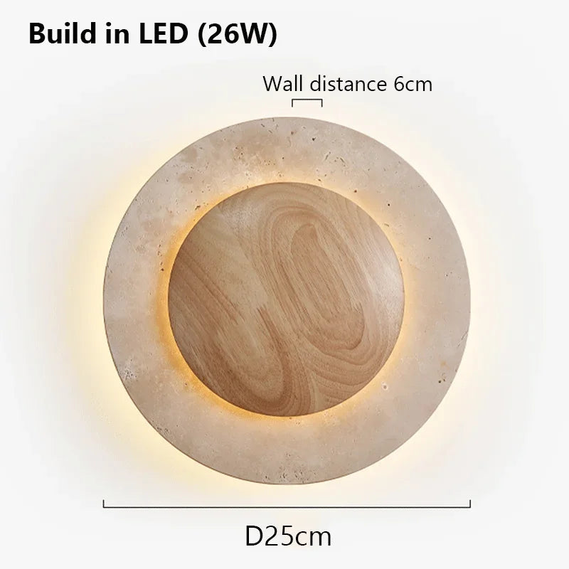 Éclairage ZenGlow | Applique Murale Minimaliste Wabi-Sabi avec Design Naturel | Ambiance Apaisante pour Tous les Espaces 6
