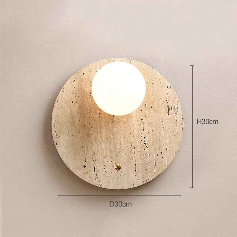 Éclairage ZenGlow | Applique Murale Minimaliste Wabi-Sabi avec Design Naturel | Ambiance Apaisante pour Tous les Espaces 7