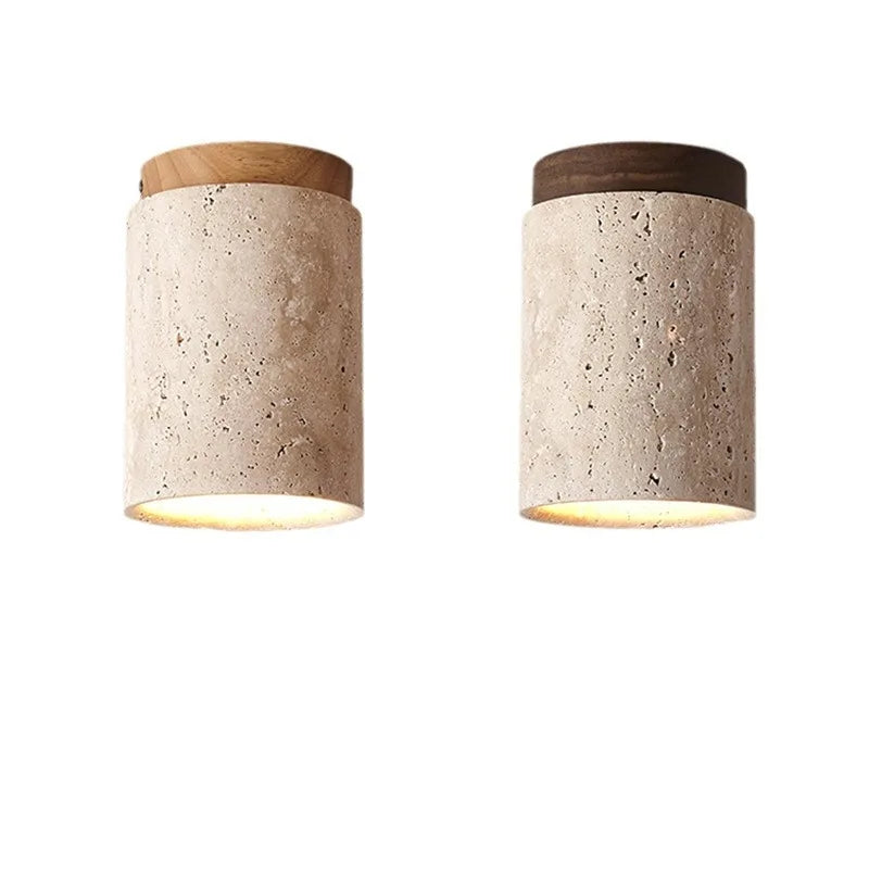 ÉclatPierre | Lampe Encastrable LED en Travertin avec Finition Élégante | Éclairage Doux pour Ambiance Chaleureuse 2