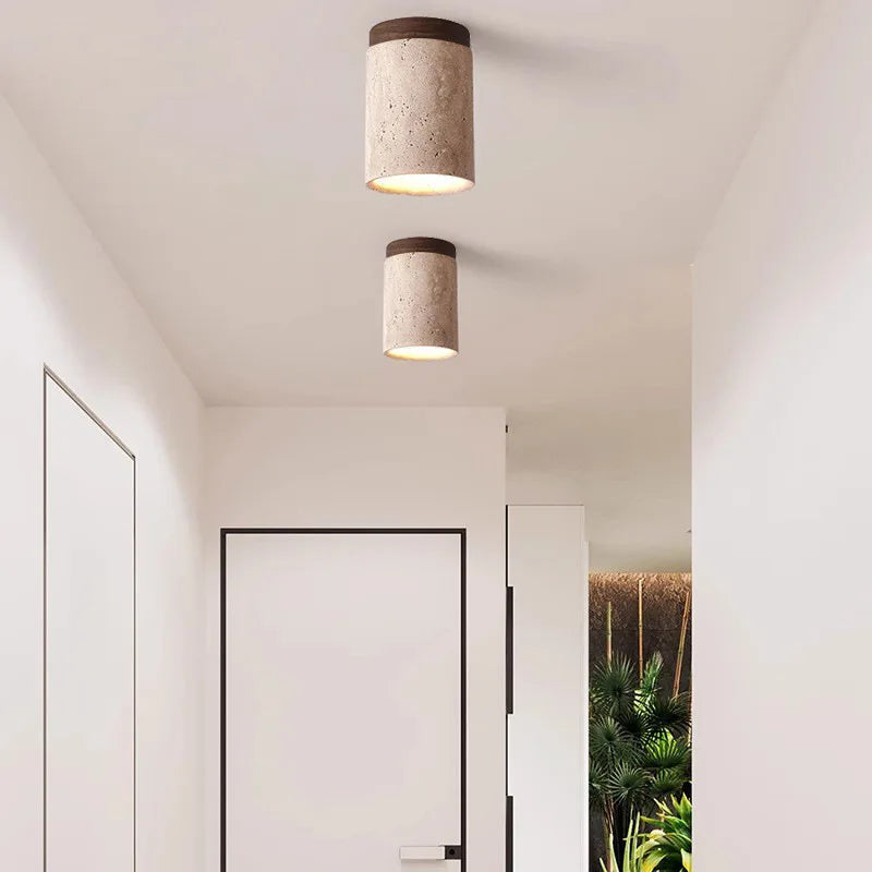 ÉclatPierre | Lampe Encastrable LED en Travertin avec Finition Élégante | Éclairage Doux pour Ambiance Chaleureuse 3