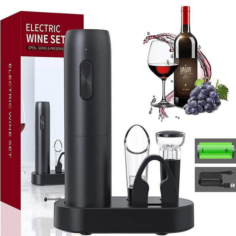 VinoEase - Tire-Bouchon Électrique Rechargeable