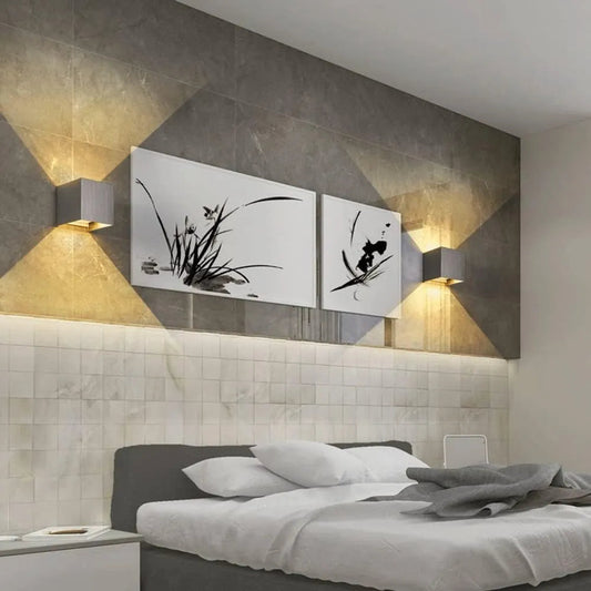 ElegantBeam | Applique Murale Design en Aluminium avec Lumière Chaude et Froide ? Éclairage Minimaliste pour Salon et Chambre 0