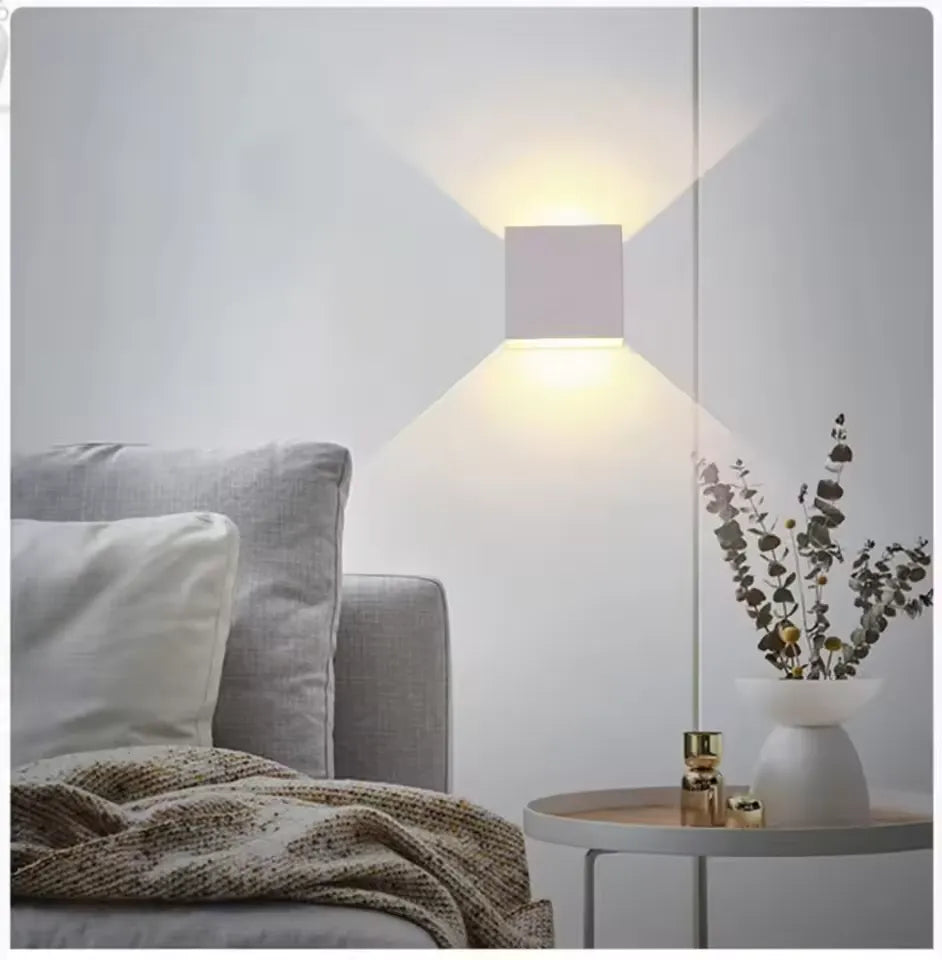 ElegantBeam | Applique Murale Design en Aluminium avec Lumière Chaude et Froide ? Éclairage Minimaliste pour Salon et Chambre 6