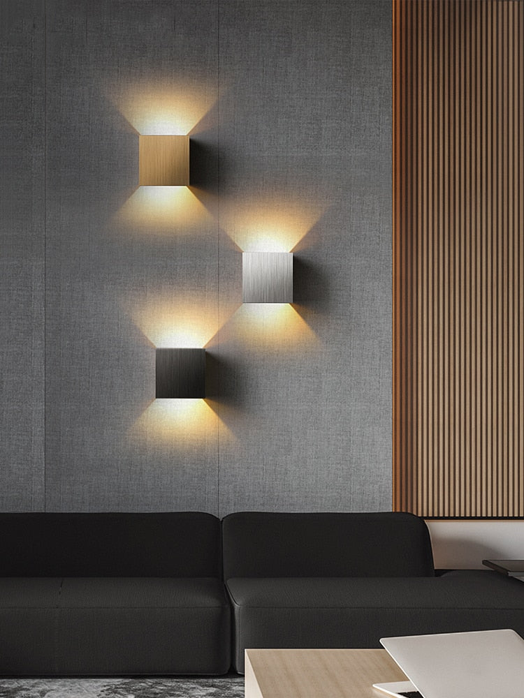 ElegantBeam | Applique Murale Design en Aluminium avec Lumière Chaude et Froide ? Éclairage Minimaliste pour Salon et Chambre 8