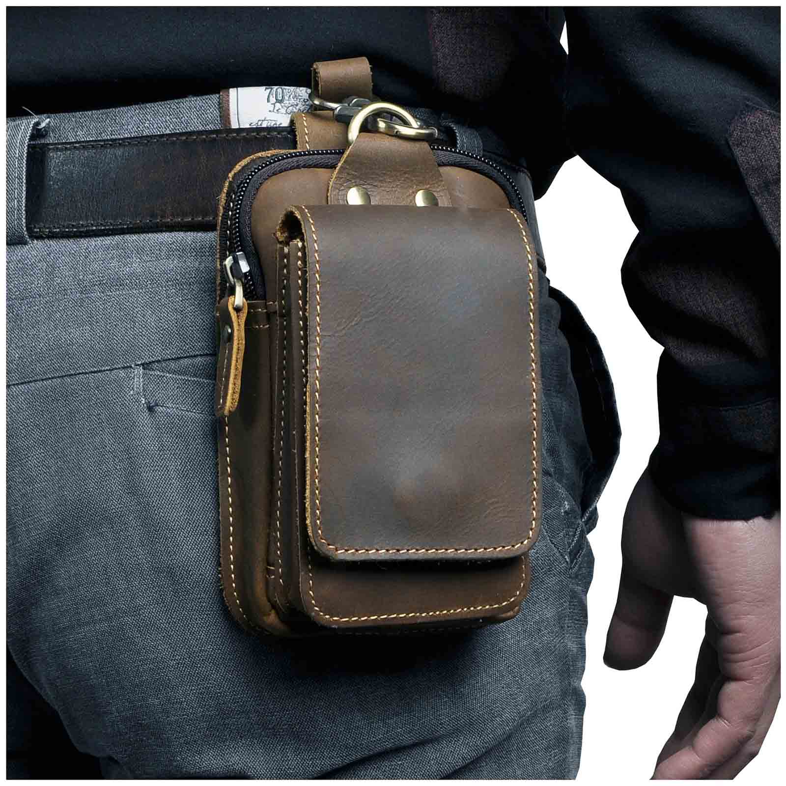 EliteGuard | Sac Banane en Cuir de Luxe avec Compartiments Multiples | Pratique et Élégant pour un Usage Quotidien 1
