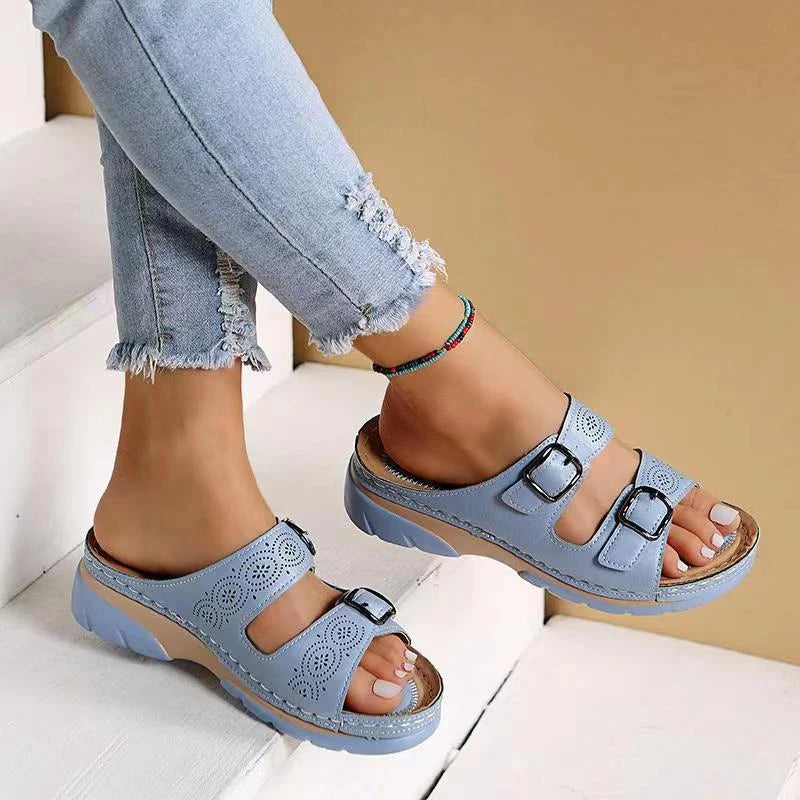 Emma | Sandales Confortables en Cuir Souple 1