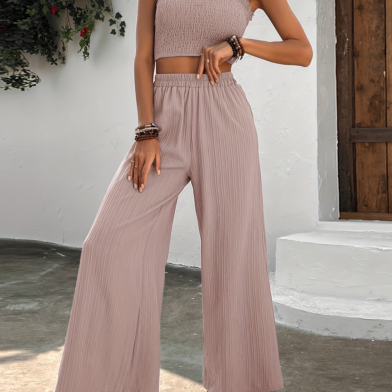 Ensemble d'Été Femme - Tenue Coordonnée Pratique pour Activités Estivales 0