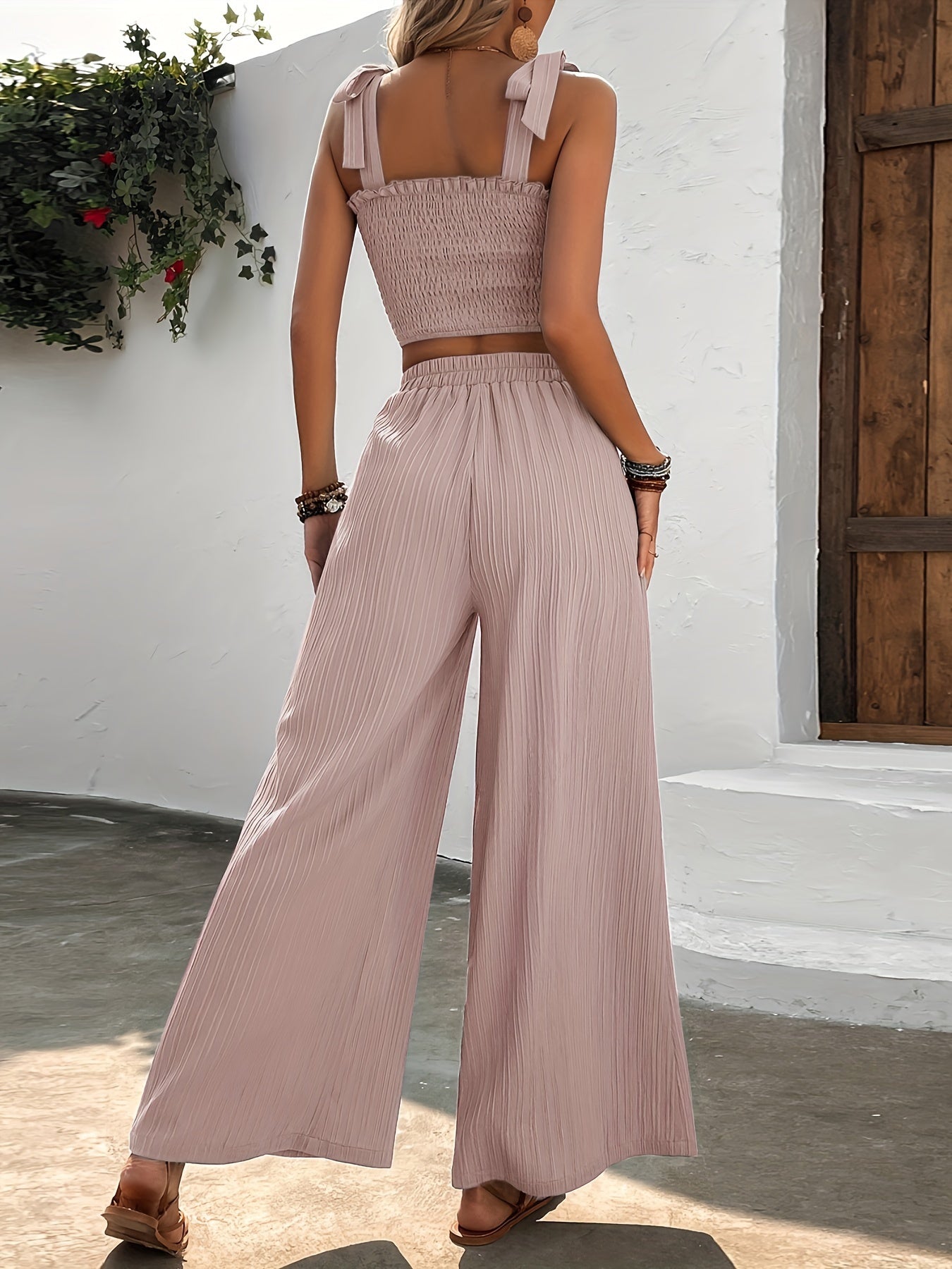 Ensemble d'Été Femme - Tenue Coordonnée Pratique pour Activités Estivales 4