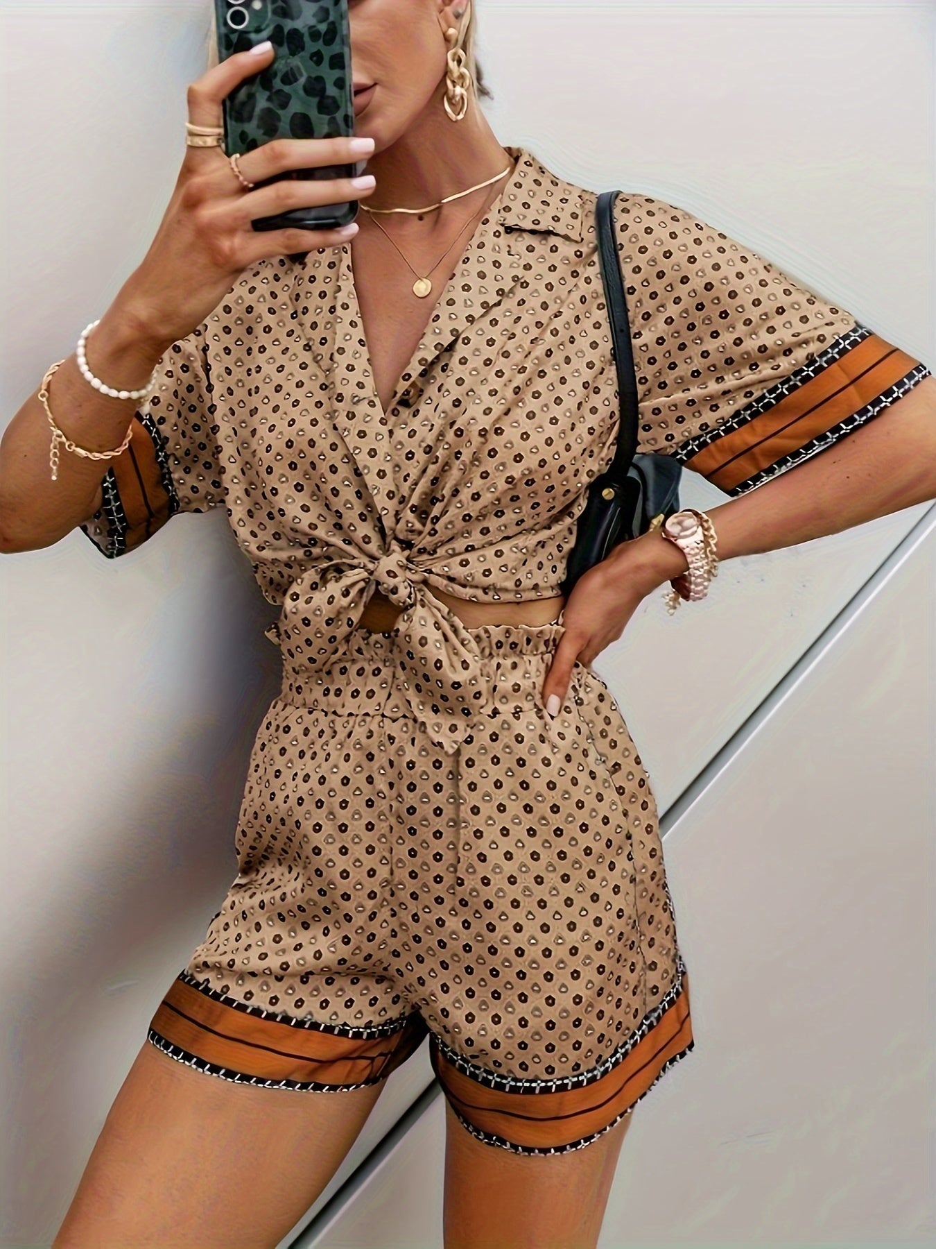 Ensemble d'Été Femme - Tenue Polyvalente pour Temps Chaud et Activités Quotidiennes 3