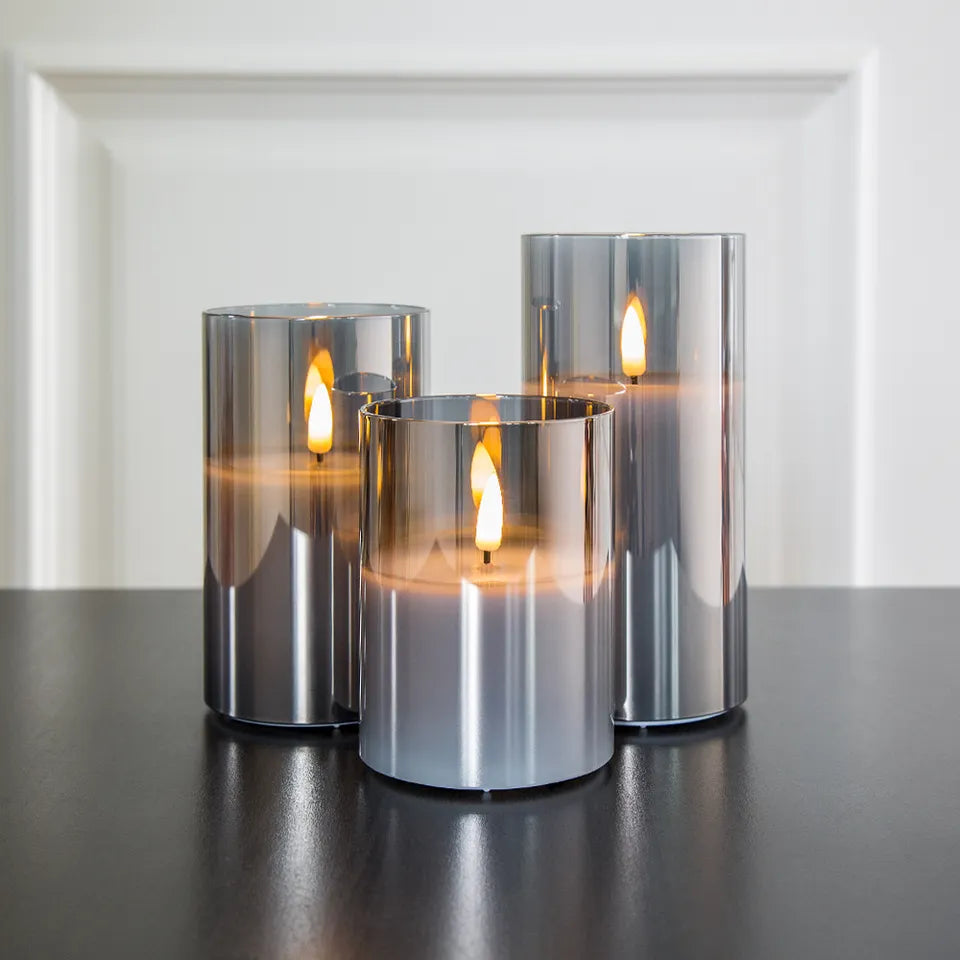 Ensemble de Bougies LED | Bougie LED Flamme Vacillante avec Télécommande | Fausse Bougie Sûre pour Ambiance Apaisante 1