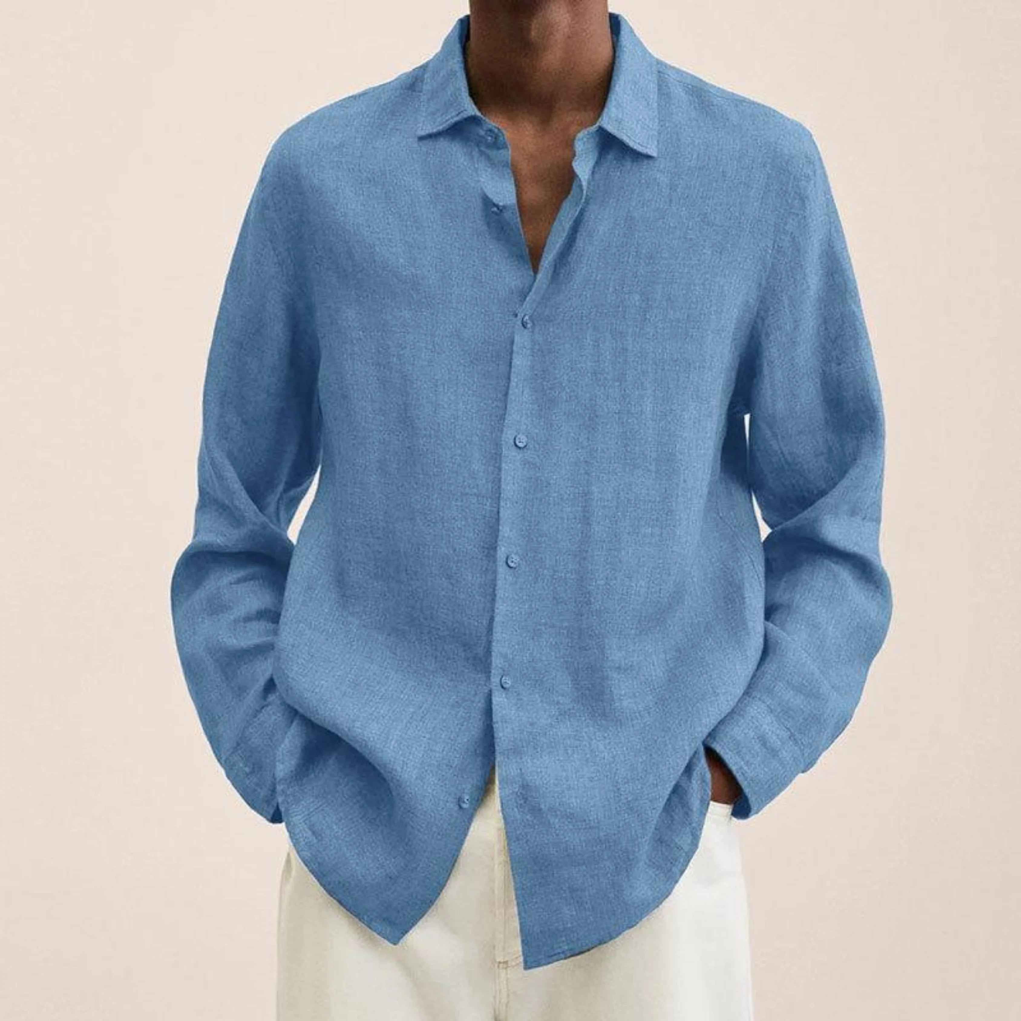 Ethan | Élégante Chemise en Lin Ajustée 10
