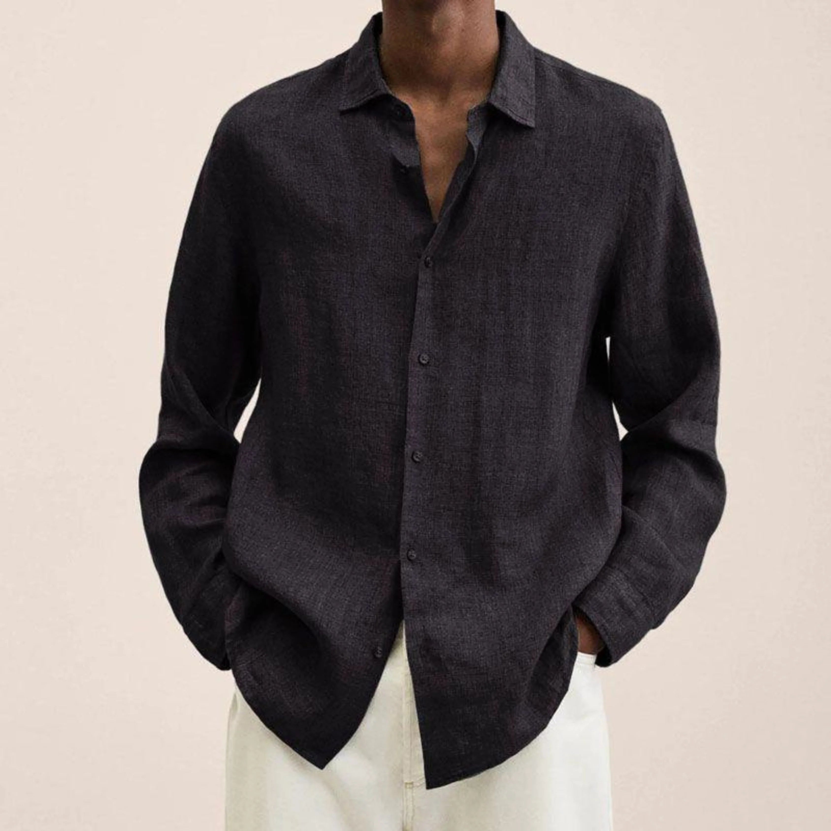 Ethan | Élégante Chemise en Lin Ajustée 2