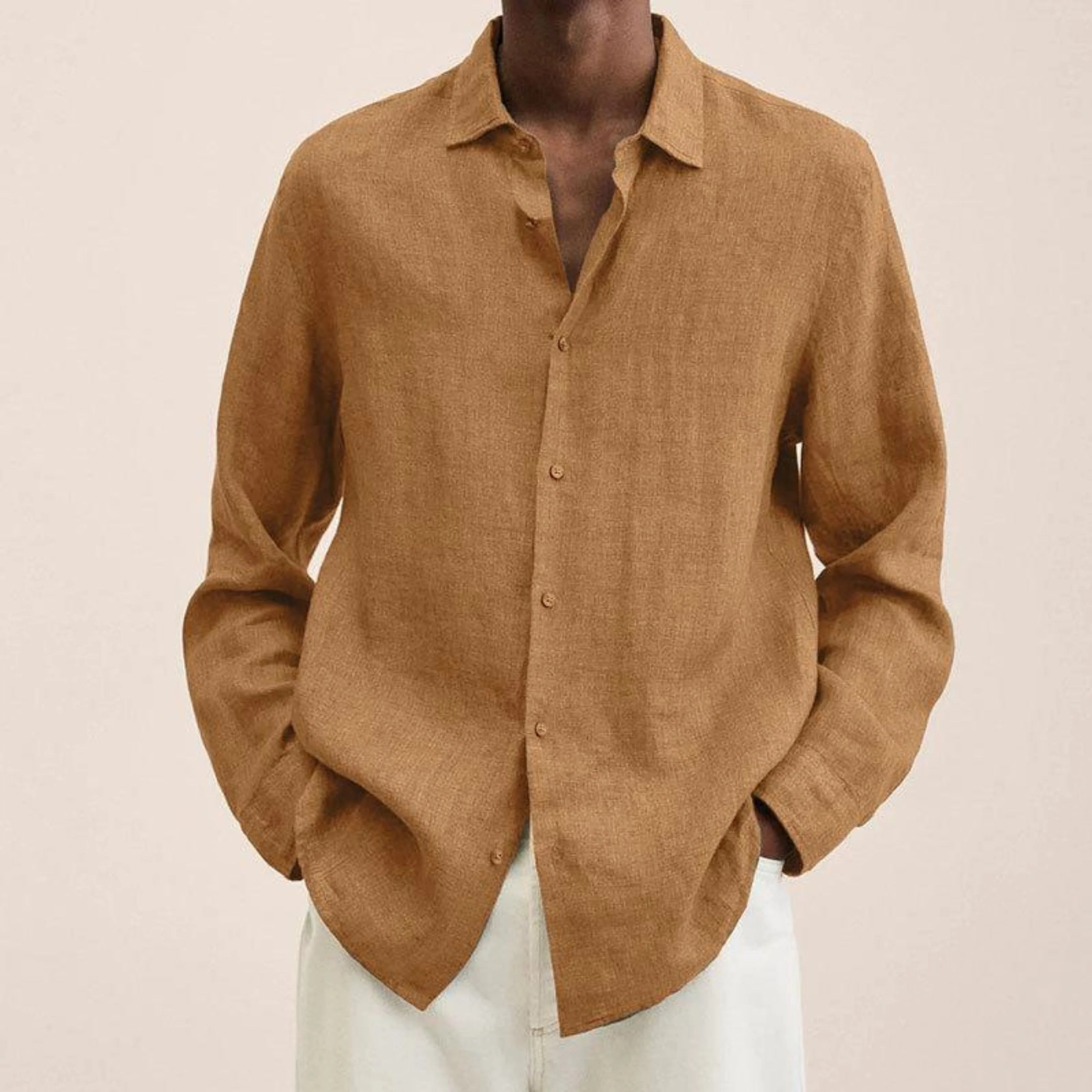 Ethan | Élégante Chemise en Lin Ajustée 4