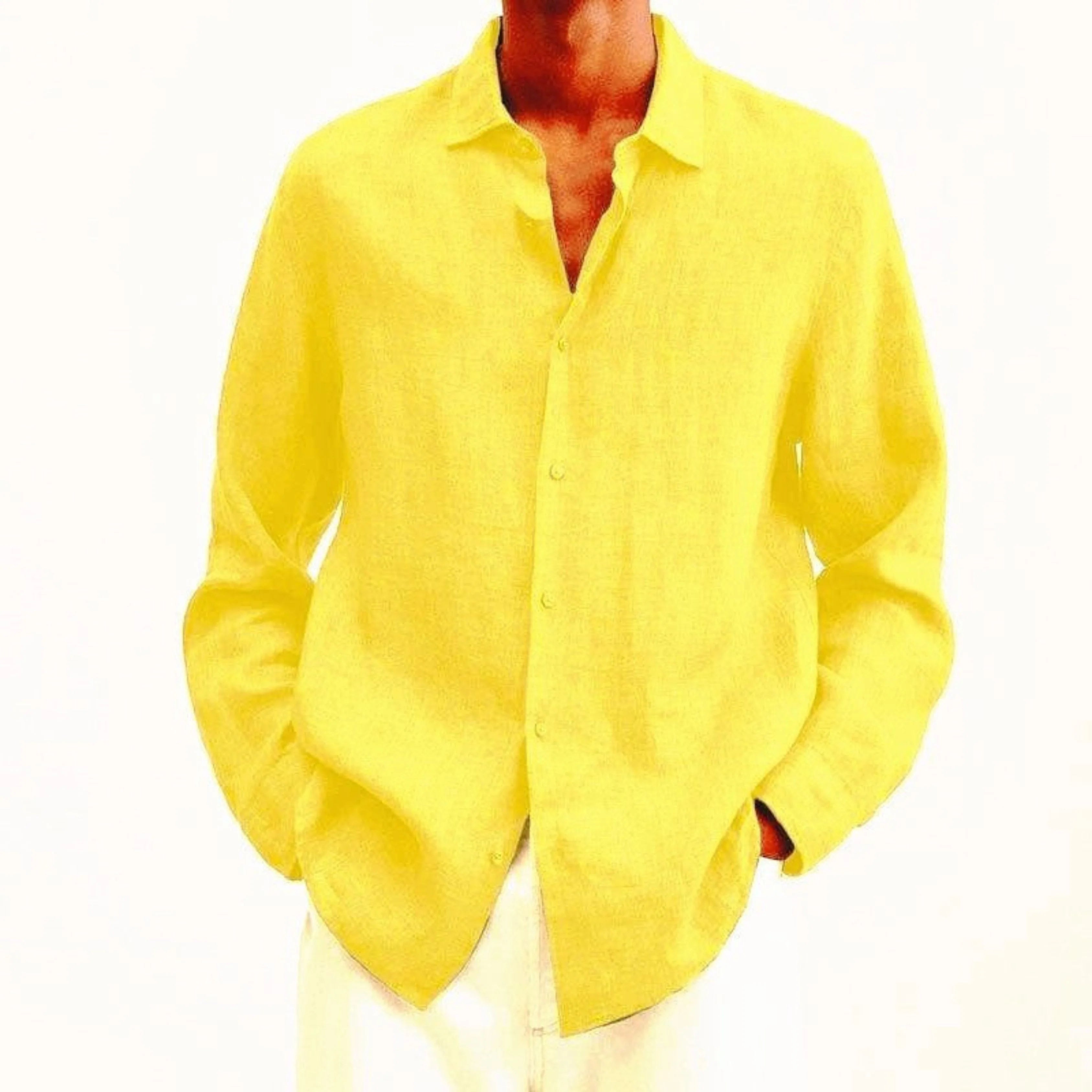 Ethan | Élégante Chemise en Lin Ajustée 5