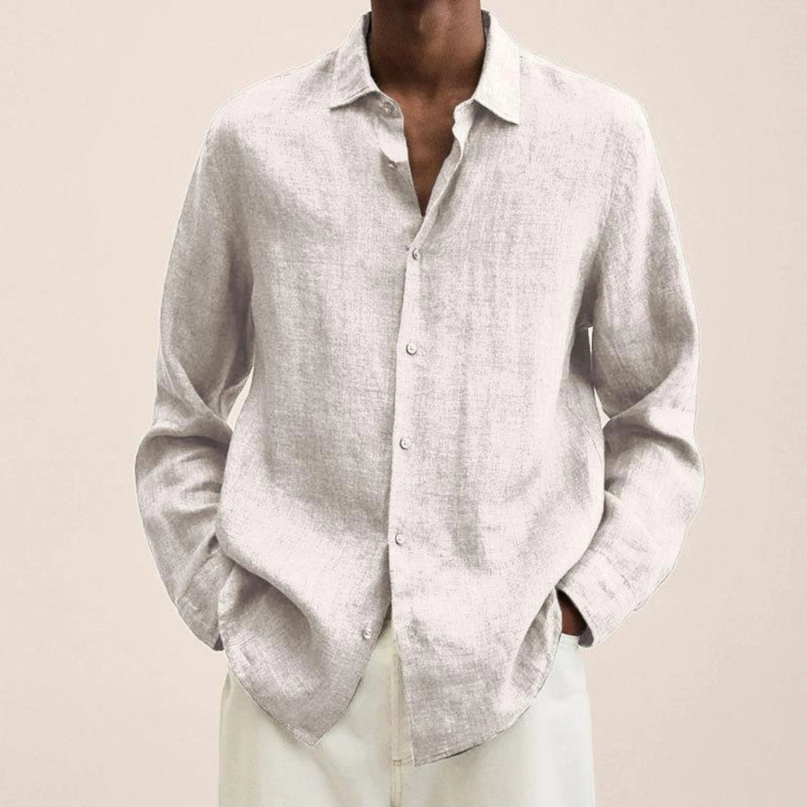 Ethan | Élégante Chemise en Lin Ajustée 6