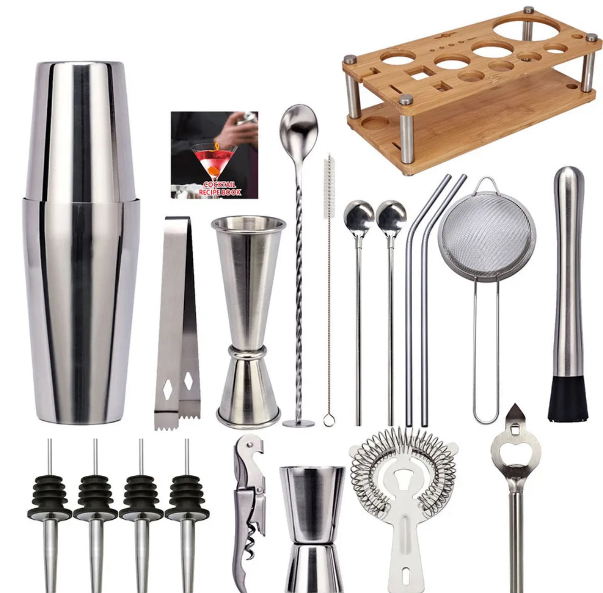 ShakerPro - Set Cocktail Luxueux 23 Pièces
