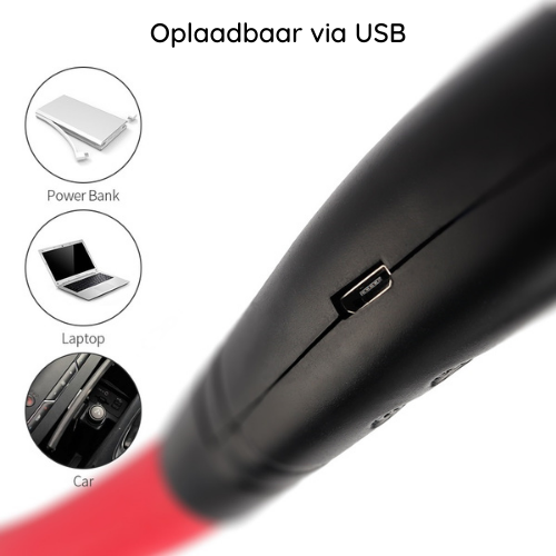 FlexiGlow - Ventilateur Portable Flexible Rechargeable