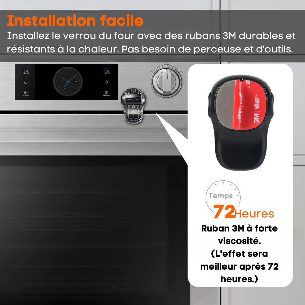 OvenLock - Verrou Sécurité Four Enfants