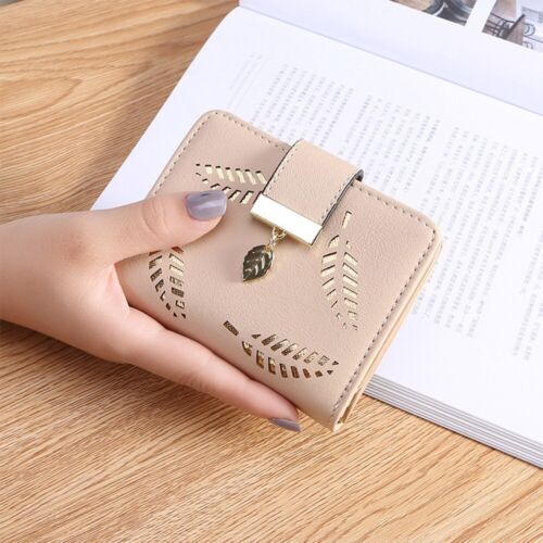 GoldenLeaf | Portefeuille en cuir PU avec design élégant et breloque dorée | Compact et pratique pour tous vos essentiels 15
