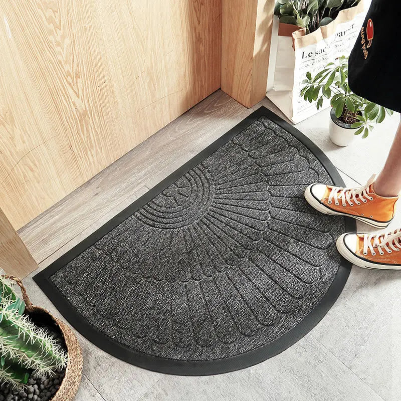 SoftNest - Tapis de Bain Demi-Lune Doux et Confortable