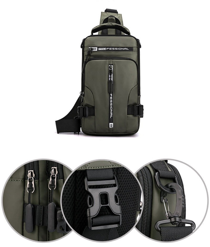 CityTrek Bag - Sacoche Bandoulière Oxford Imperméable