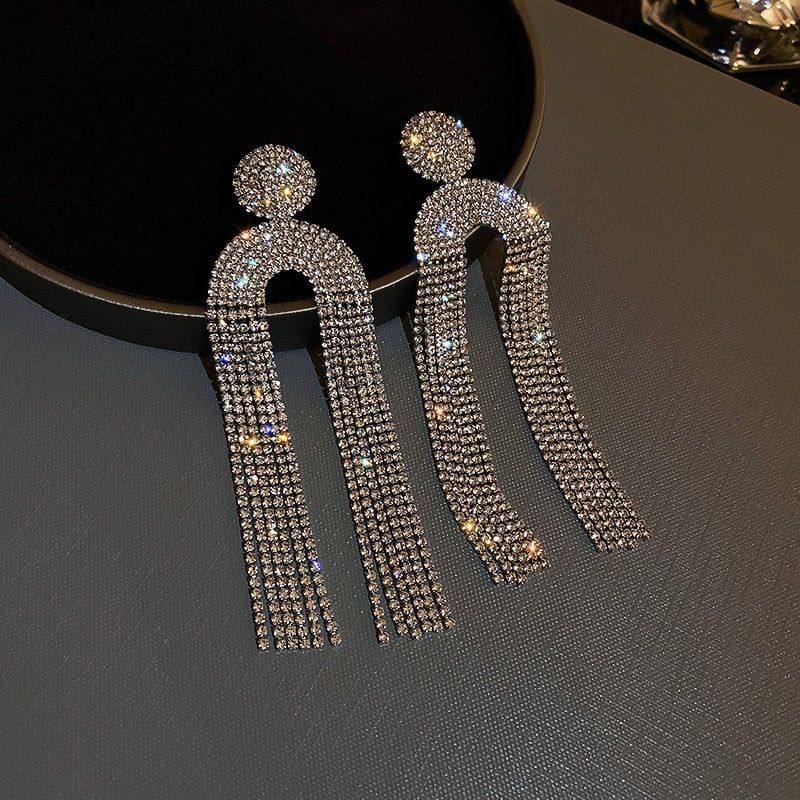 Boucles d'Oreilles Statement Luxe - Acier Inox