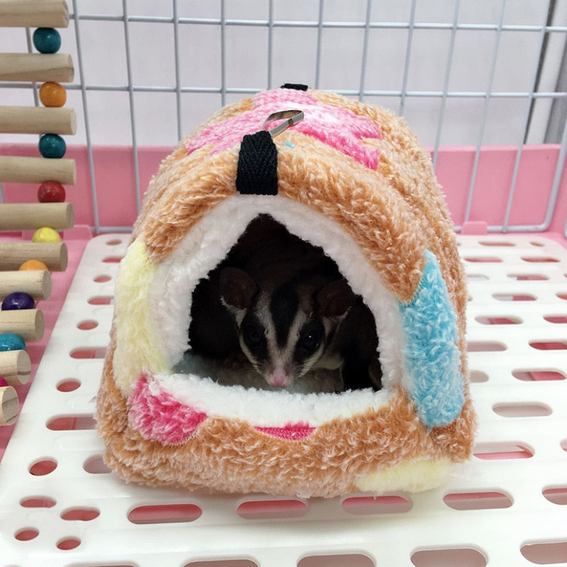 HarryHamster - Maison Hamster Douce avec Hamac