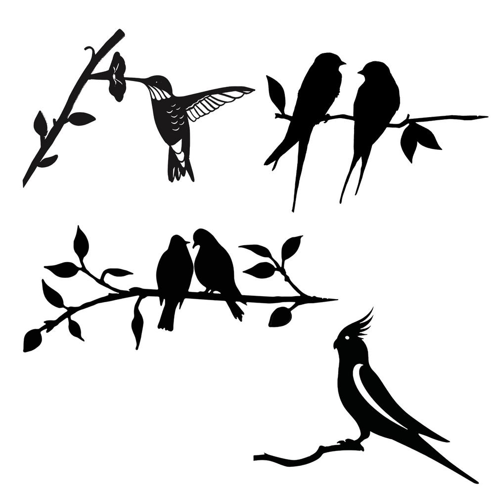 FeatherGlow Garden Art – Oiseau Métal pour Jardin