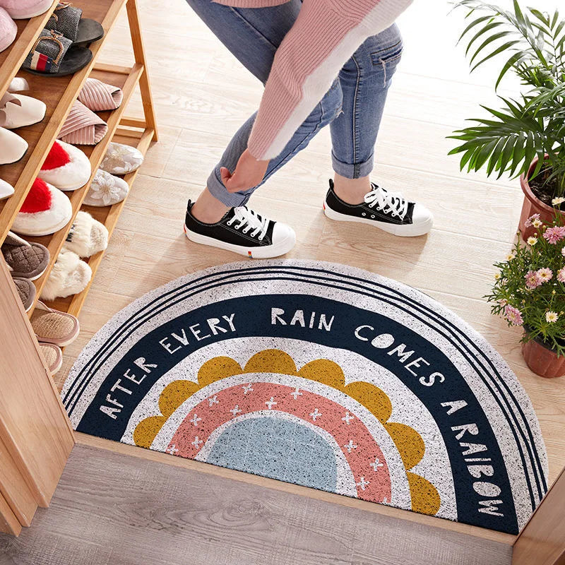 BrightStep - Tapis de Porte Arc-en-Ciel Coloré