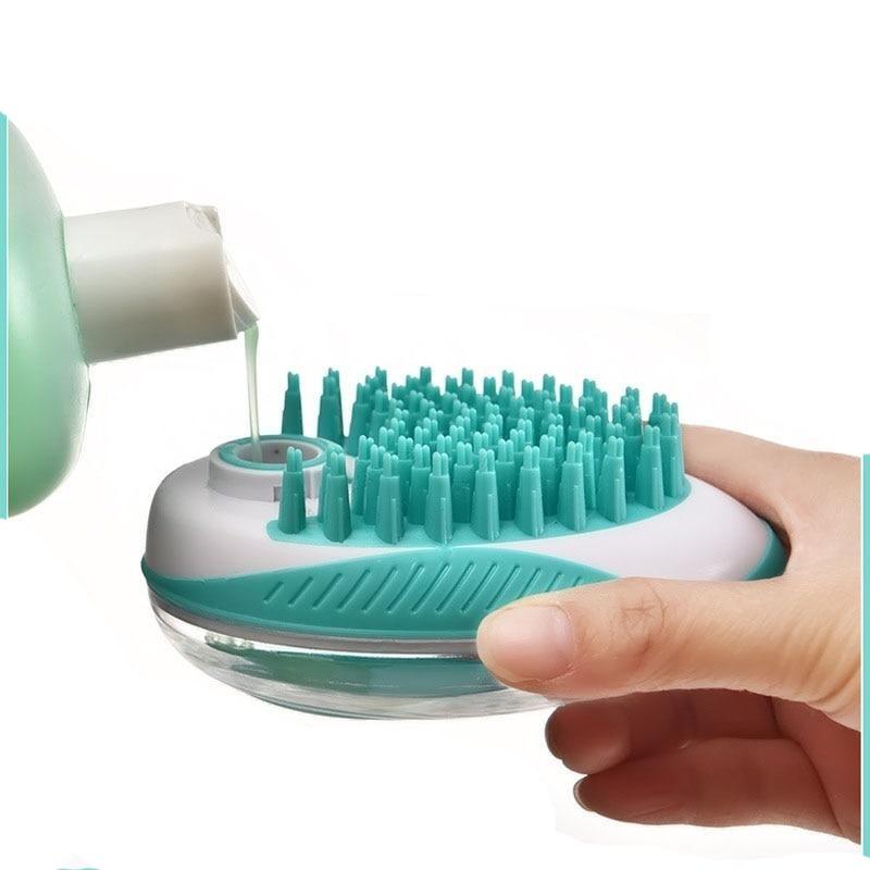 ZorroPet - Distributeur Savon et Massage 2-en-1 Chien