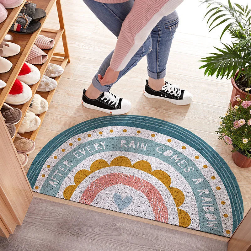 BrightStep - Tapis de Porte Arc-en-Ciel Coloré
