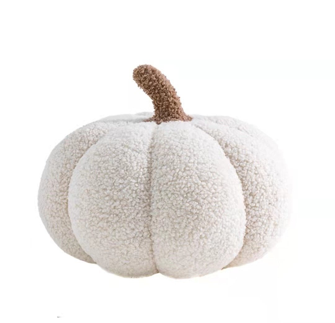 CozyPumpkin - Coussin Citrouille en Peluche pour une Déco d'Automne Chaleureuse