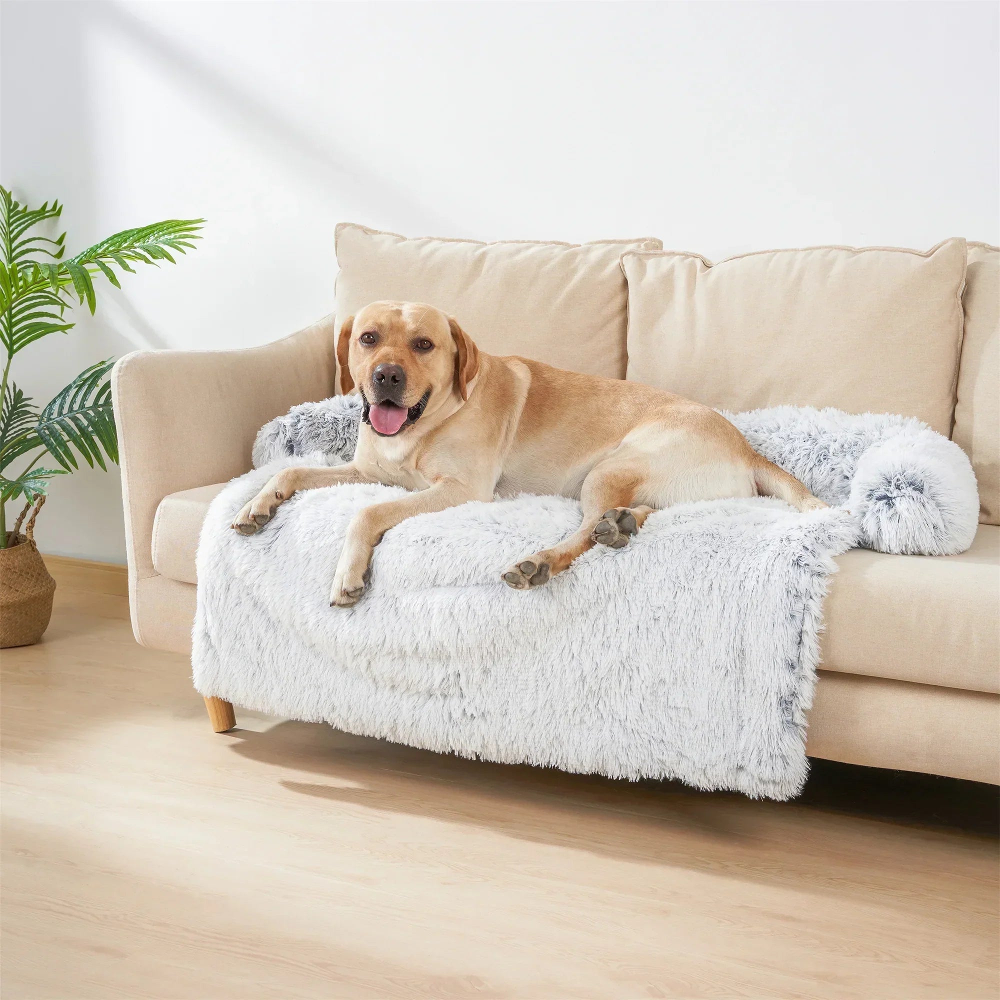 Quishy PetBed - Coussin Peluche Lavable pour Animal
