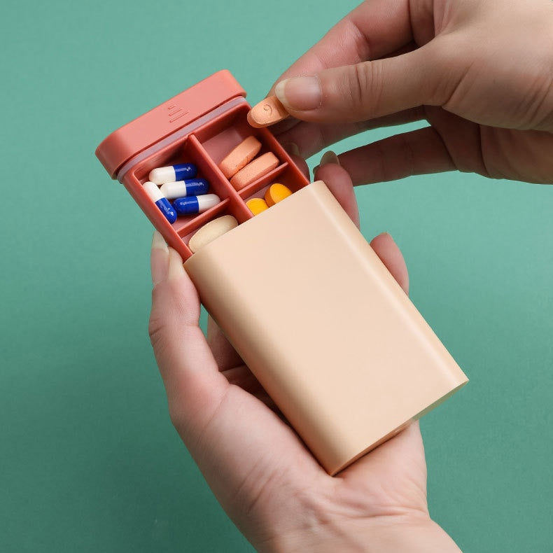 NordicPill - Boîte à Suppléments Compacte et Stylée