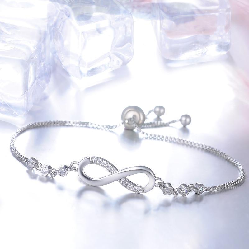 Nova - Bracelet infinity réglable élégant