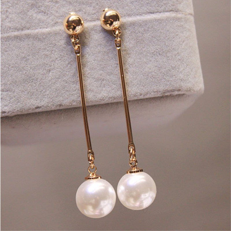 Céline - Boucles d'oreilles pendantes avec perles
