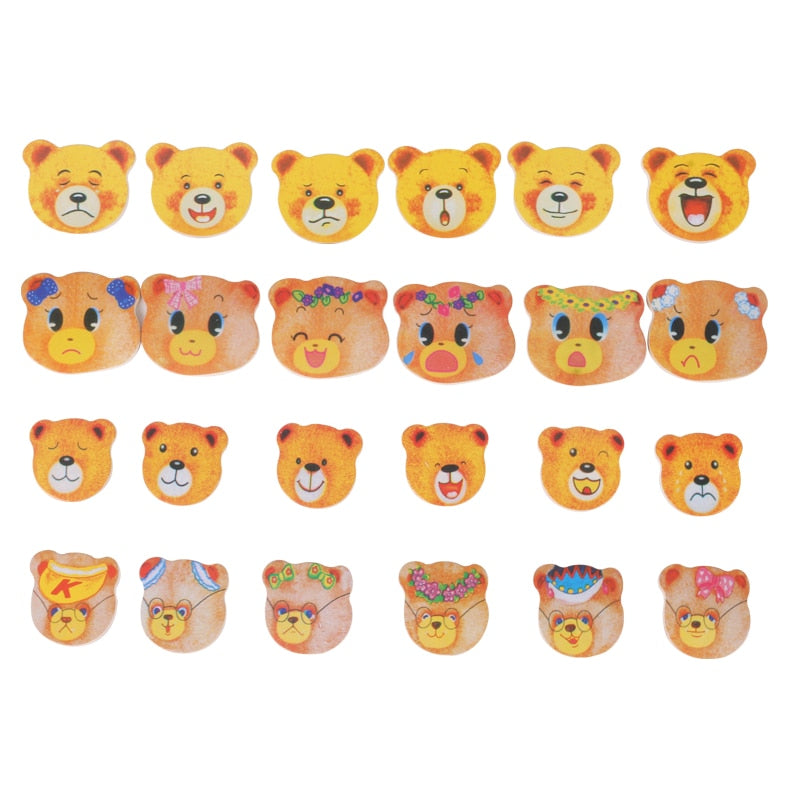 DressUpBear – Puzzle Bois Créatif pour Enfants
