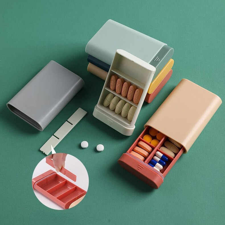 NordicPill - Boîte à Suppléments Compacte et Stylée