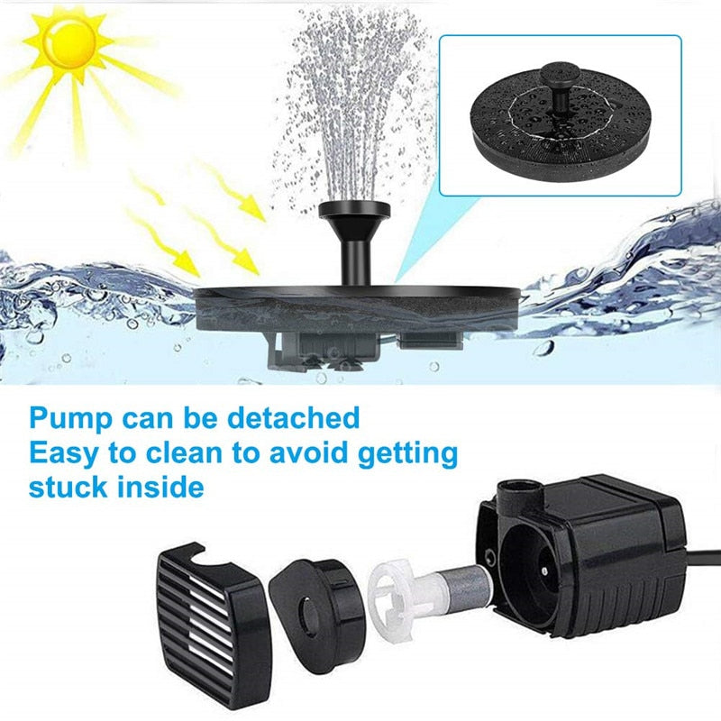 ZenFlow Fountain - Fontaine Solaire Jardin Durable