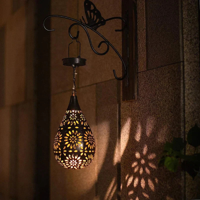Solar Lichtdruppel - Lampe solaire de jardin en forme de goutte