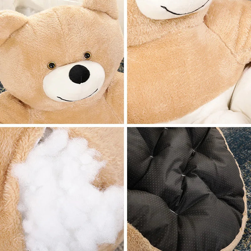 Samiya - Lit Chat Luxe en Peluche pour Confort