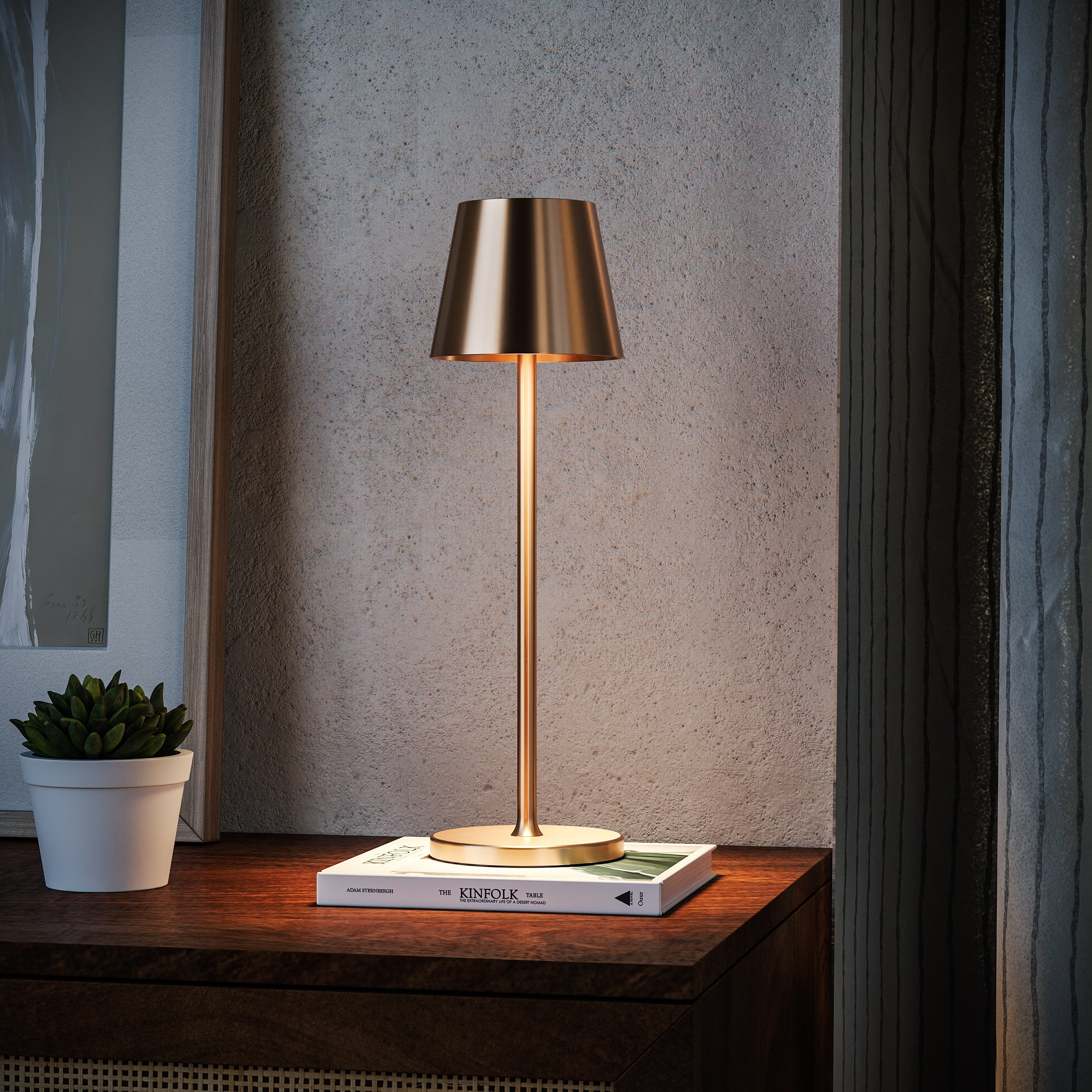 HelsinkiGlow | Élégante Lampe de Table Sans Fil Rechargeable Multifonctionnelle 3