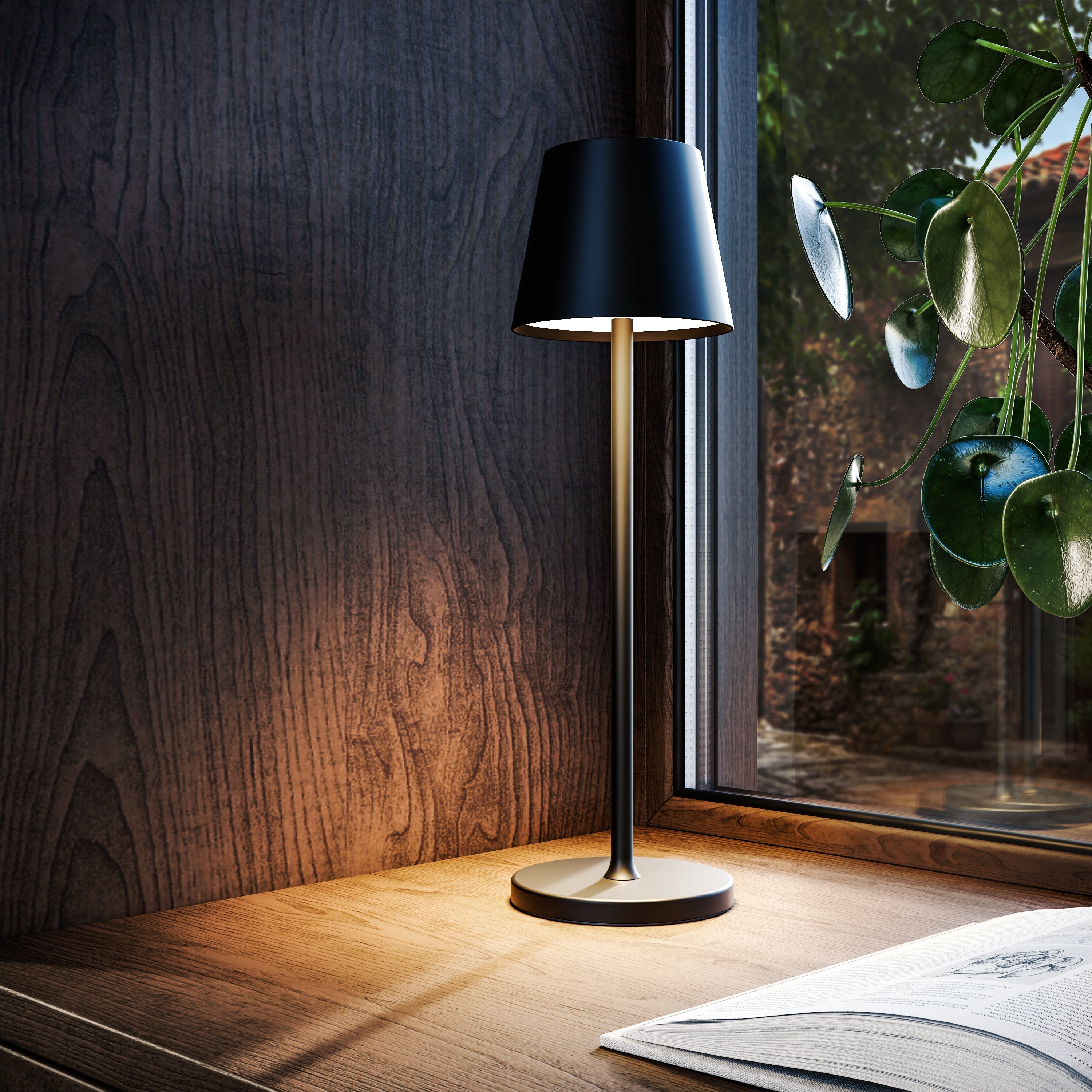 HelsinkiGlow | Élégante Lampe de Table Sans Fil Rechargeable Multifonctionnelle 4