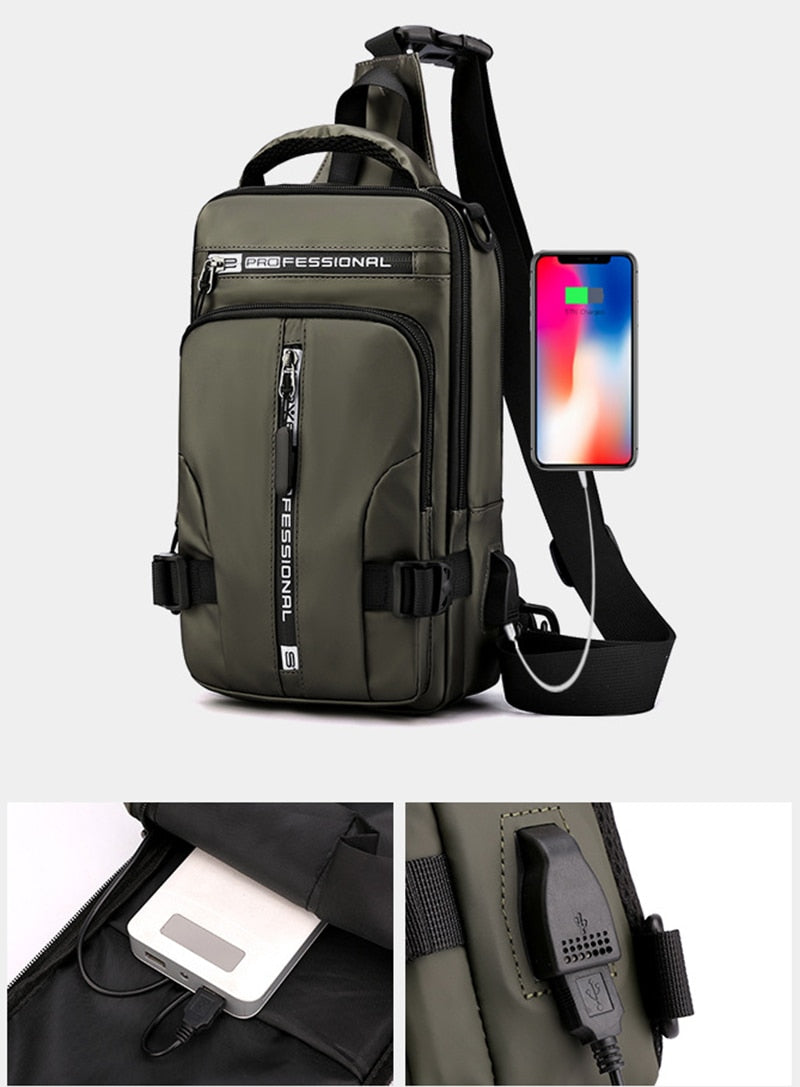 CityTrek Bag - Sacoche Bandoulière Oxford Imperméable