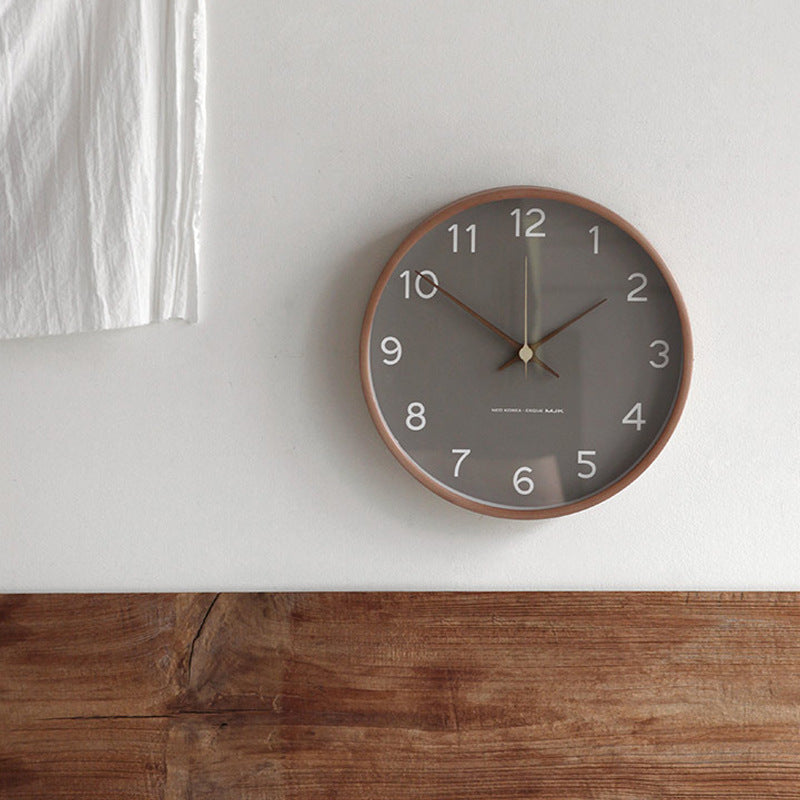 Horloge Murale Design en Bois Massif avec Mouvement Silencieux | Élégance Naturelle pour un Intérieur Apaisant 6